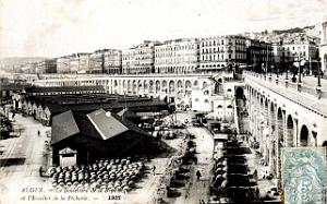 Alger - Boulevard de la Republique et Escaliers Pecherie - 1905